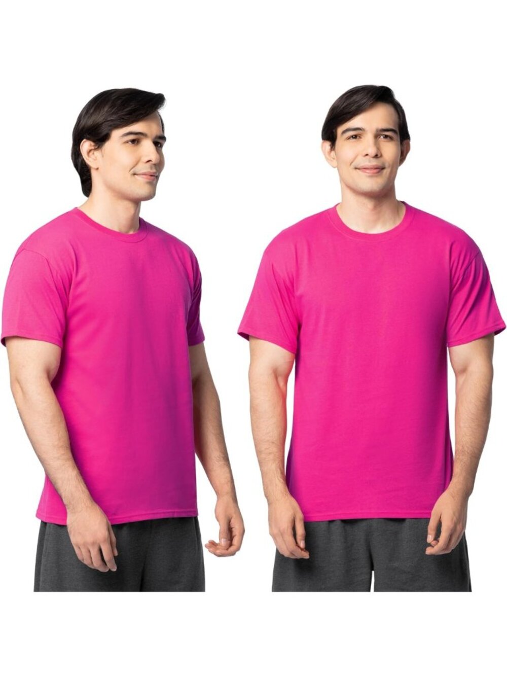 Soft Cotton Short Sleeve T-Shirts for Men, 2 Pack - Comfortable & Casual Wear